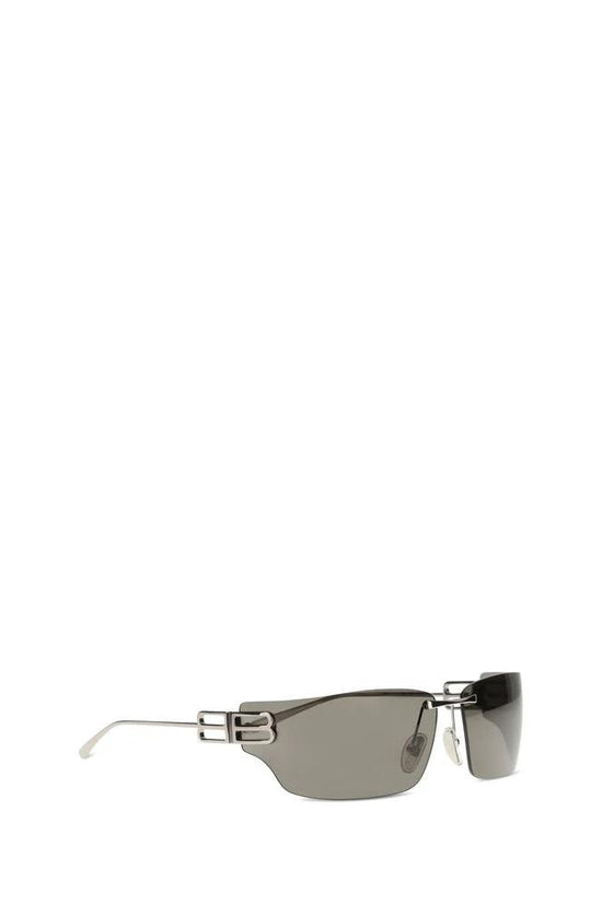 Balenciaga Sonnenbrille aus silbernem Metall by Balenciaga