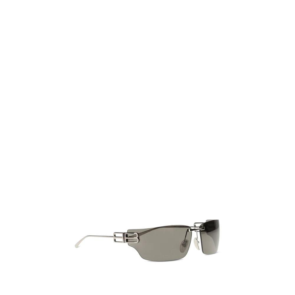 Balenciaga Sonnenbrille aus silbernem Metall by Balenciaga