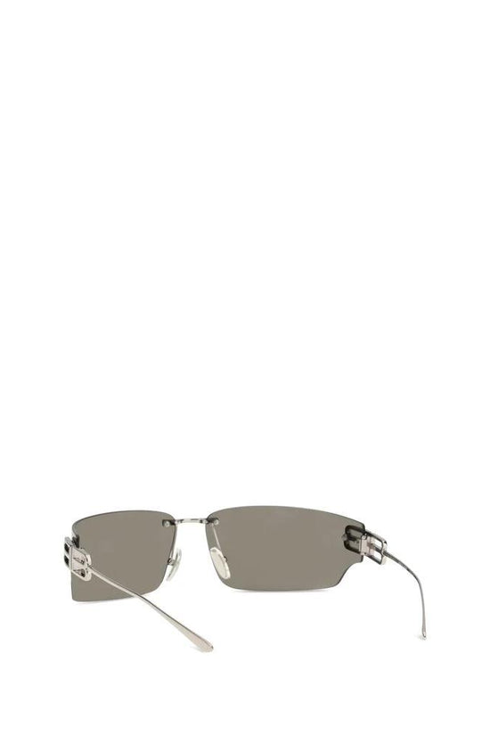 Balenciaga Sonnenbrille aus silbernem Metall by Balenciaga