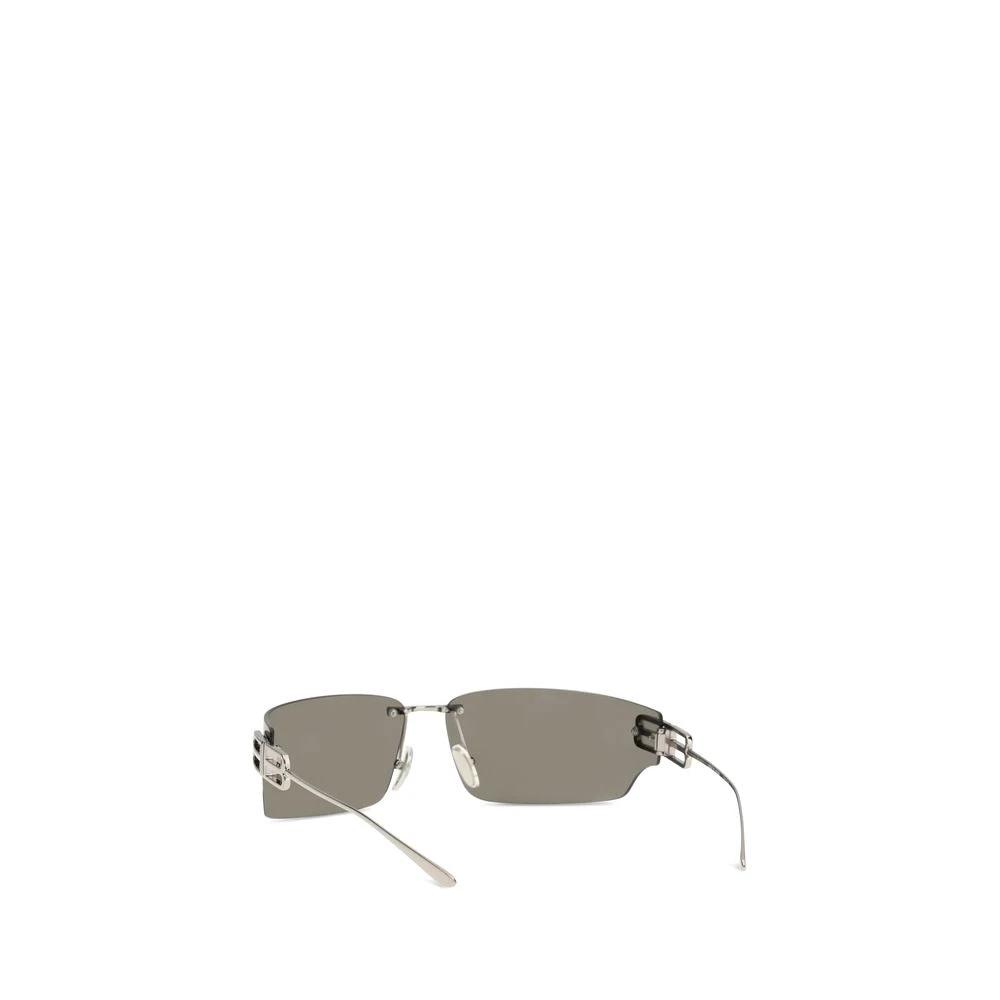 Balenciaga Sonnenbrille aus silbernem Metall by Balenciaga