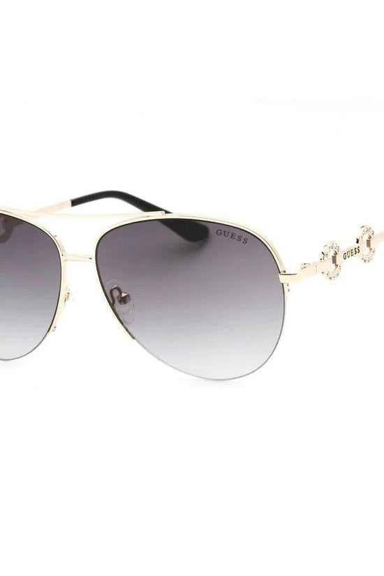 Guess Sonnenbrille aus goldfarbenem Metall by Guess