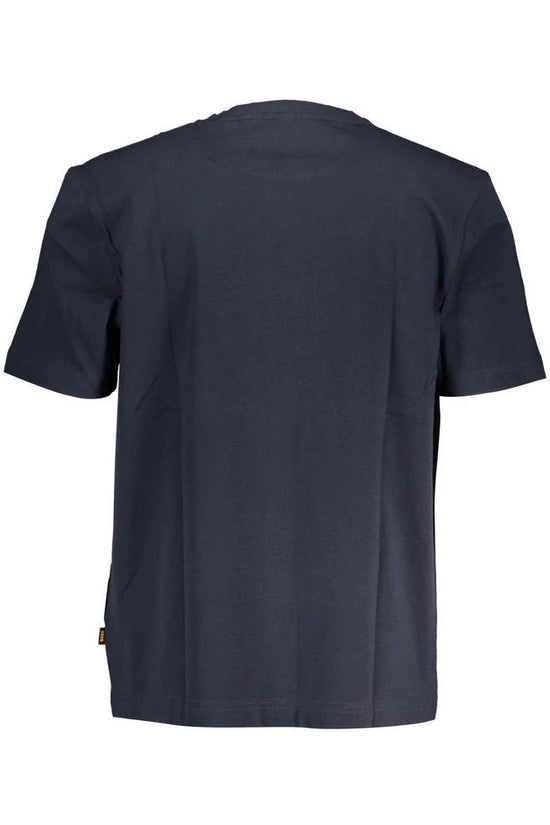 Hugo Boss Blaues Bio-Baumwoll-T-Shirt für Herren by Hugo Boss