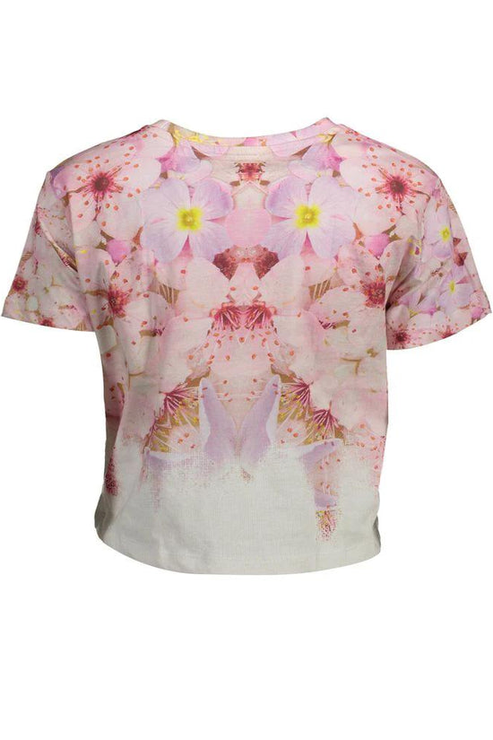 Desigual Rosa Baumwoll-T-Shirt für Damen by Desigual