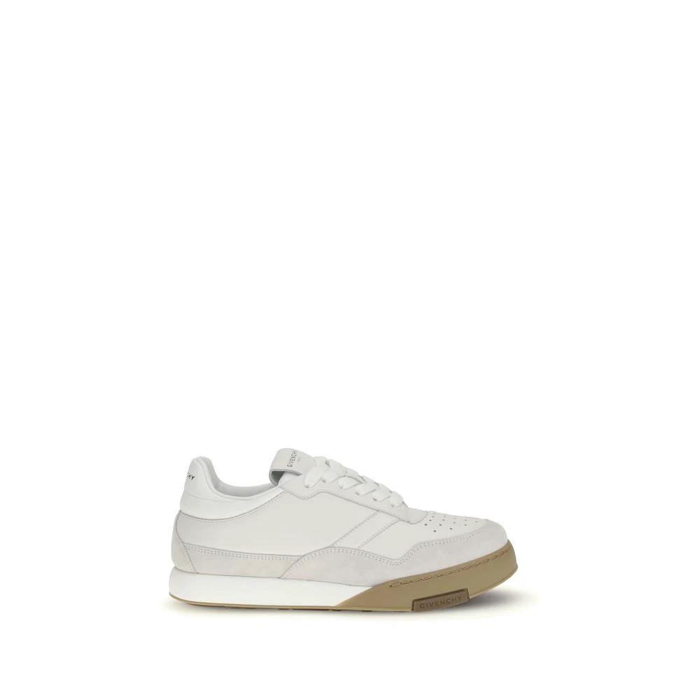 Givenchy Weiße Bos Taurus Kalbsleder Chunky Sneaker by Givenchy