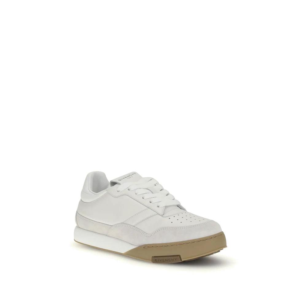 Givenchy Weiße Bos Taurus Kalbsleder Chunky Sneaker by Givenchy