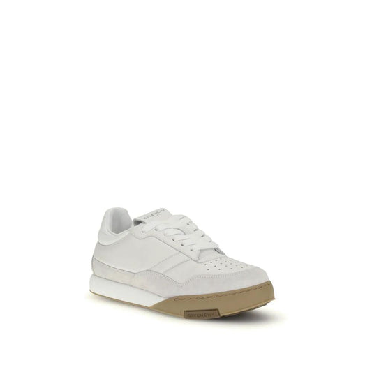 Givenchy Weiße Bos Taurus Kalbsleder Chunky Sneaker by Givenchy