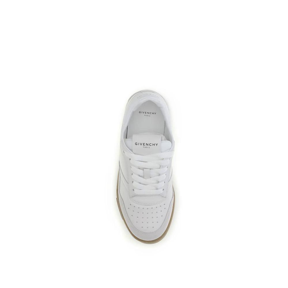 Givenchy Weiße Bos Taurus Kalbsleder Chunky Sneaker by Givenchy