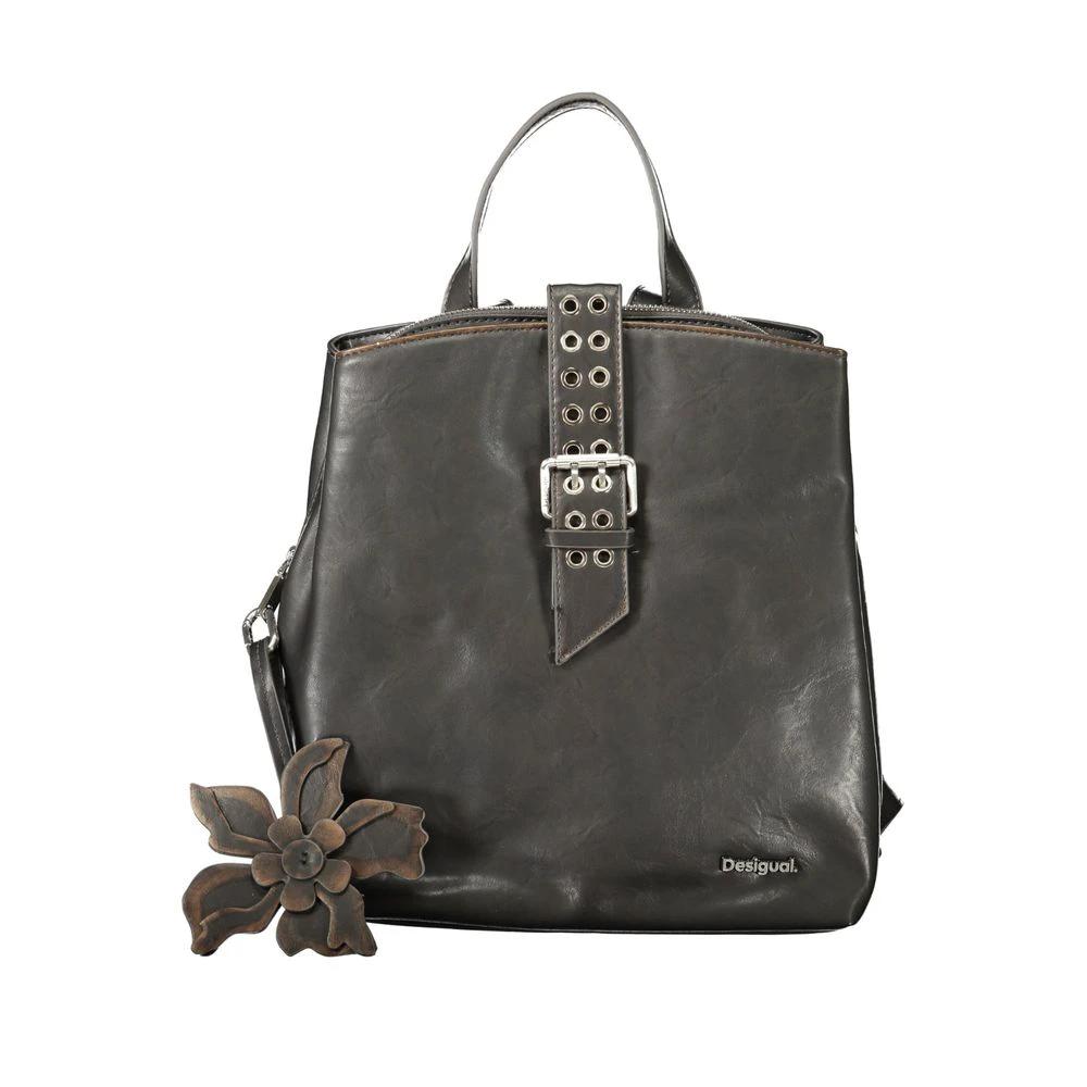 Desigual Schwarzer Rucksack aus Polyurethan für Damen by Desigual