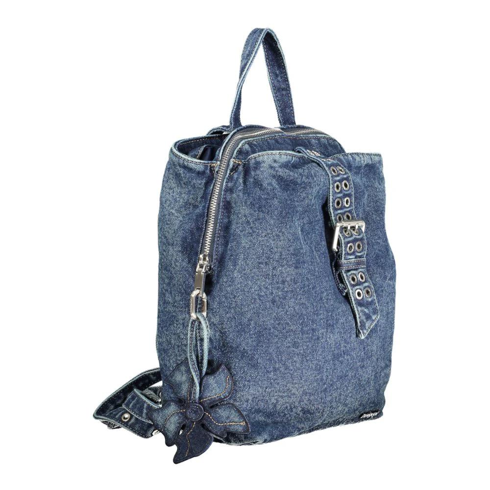 Desigual Blauer Damenrucksack aus Baumwolle by Desigual