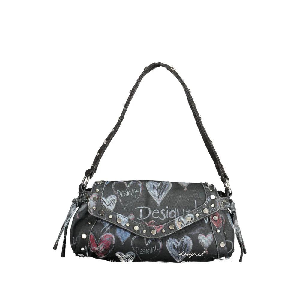 Desigual Schwarze Polyester Damentasche by Desigual
