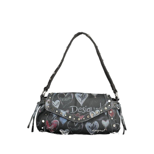 Desigual Schwarze Polyester Damentasche by Desigual