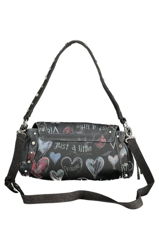 Desigual Schwarze Polyester Damentasche by Desigual