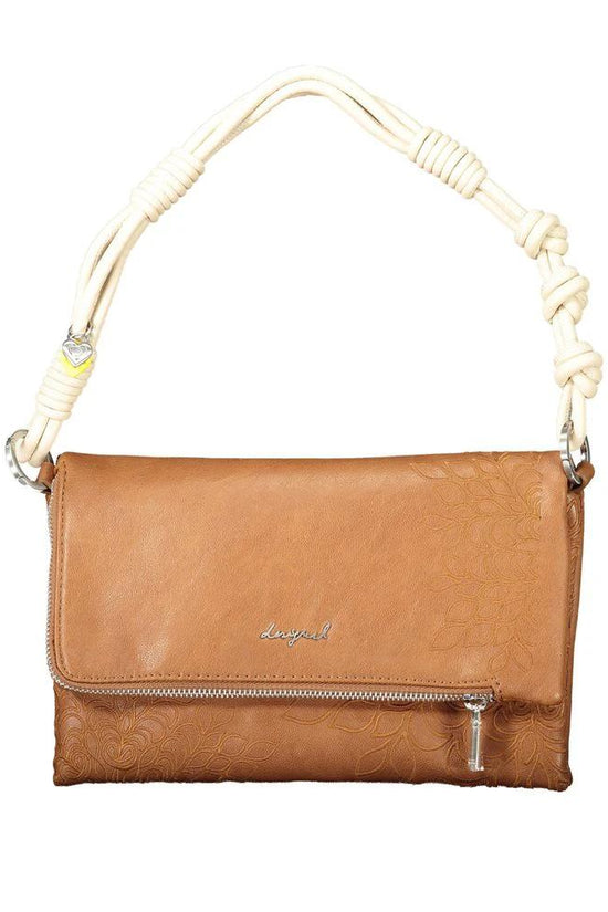 Desigual Damenhandtasche aus Polyurethan in Marrone by Desigual