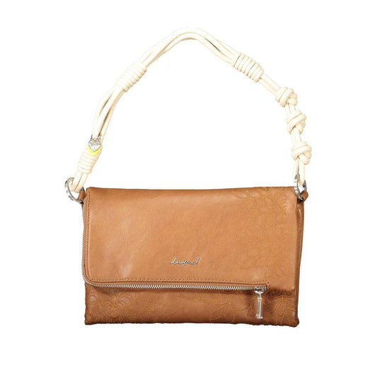 Desigual Damenhandtasche aus Polyurethan in Marrone by Desigual
