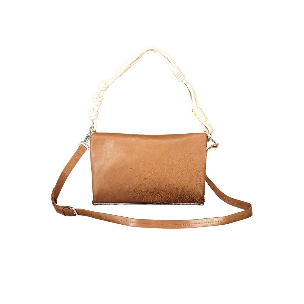 Desigual Damenhandtasche aus Polyurethan in Marrone by Desigual