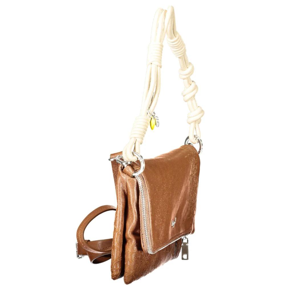 Desigual Damenhandtasche aus Polyurethan in Marrone by Desigual