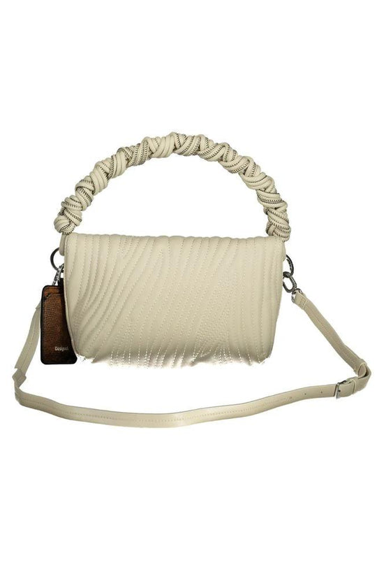 Desigual Ecru Polyurethane Women's Handbag by Desigual