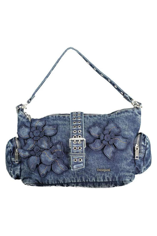 Desigual Blaue Baumwolltasche für Damen by Desigual