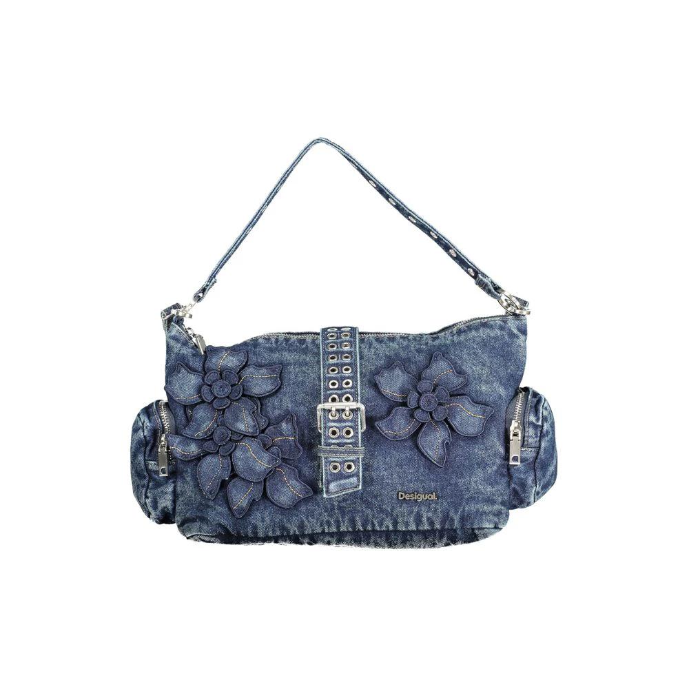 Desigual Blaue Baumwolltasche für Damen by Desigual