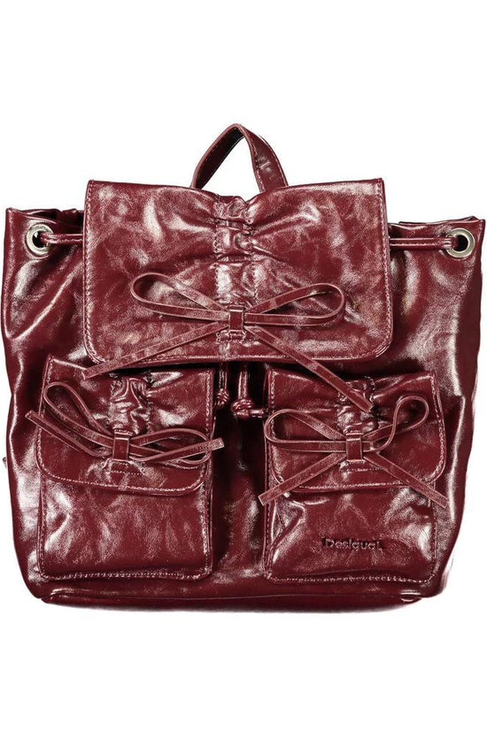 Desigual Burgunderfarbener Rucksack aus Polyurethan für Damen by Desigual
