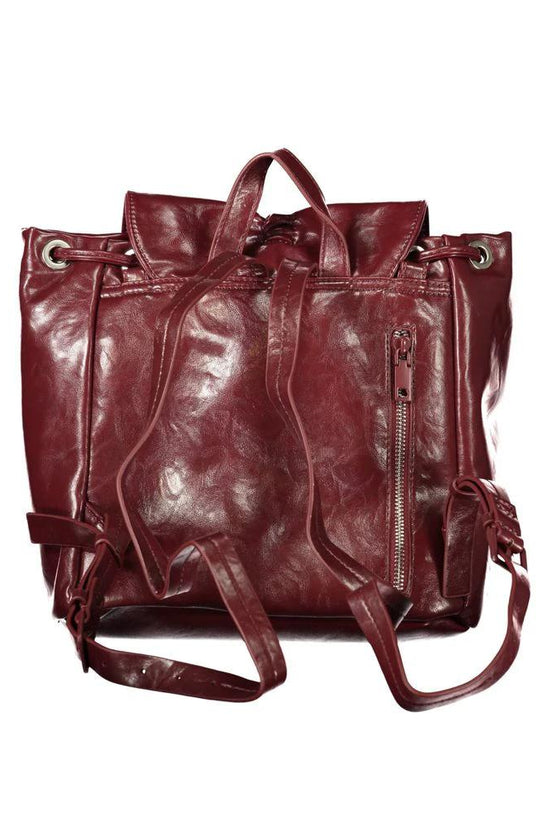 Desigual Burgunderfarbener Rucksack aus Polyurethan für Damen by Desigual