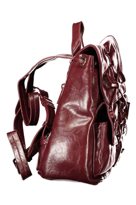 Desigual Burgunderfarbener Rucksack aus Polyurethan für Damen by Desigual