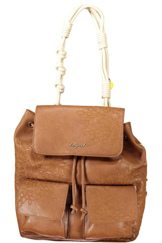 Desigual Damenrucksack aus Marrone-Polyurethan by Desigual