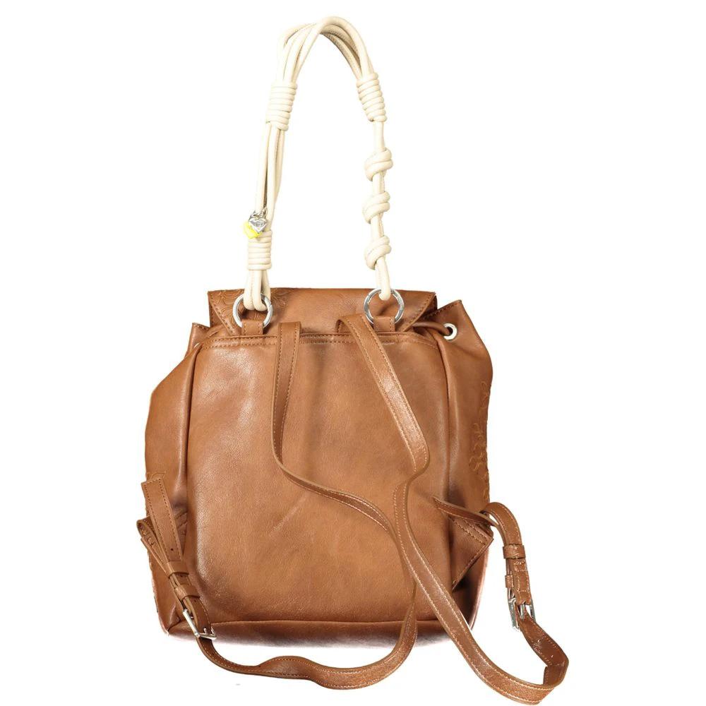 Desigual Damenrucksack aus Marrone-Polyurethan by Desigual