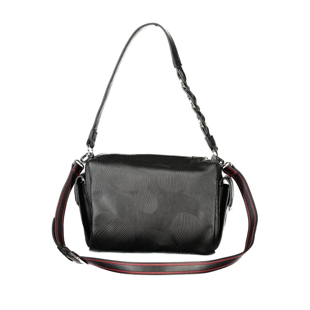 Desigual Schwarze Damen-Handtasche aus Polyurethan by Desigual
