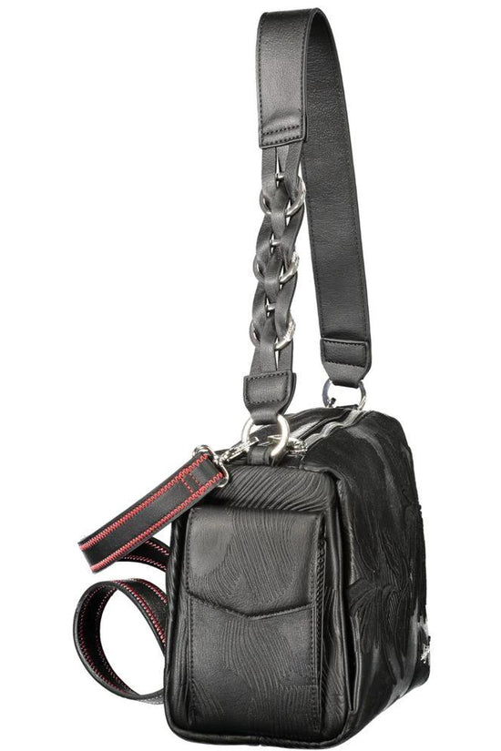 Desigual Schwarze Damen-Handtasche aus Polyurethan by Desigual