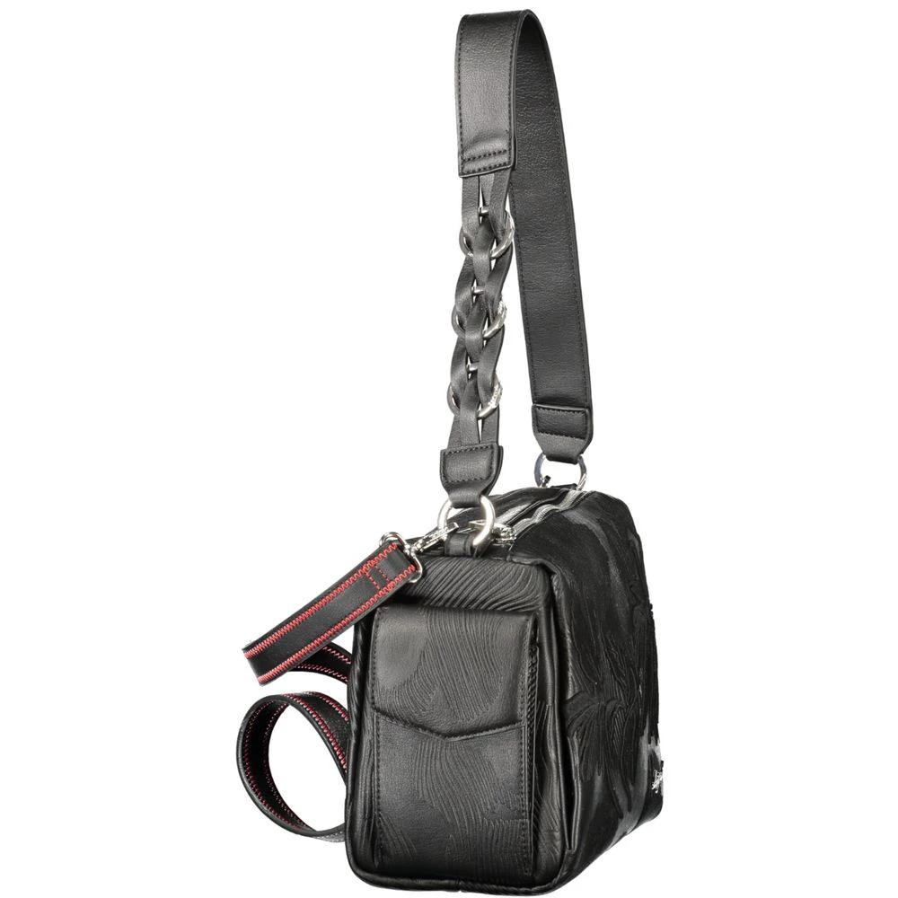 Desigual Schwarze Damen-Handtasche aus Polyurethan by Desigual