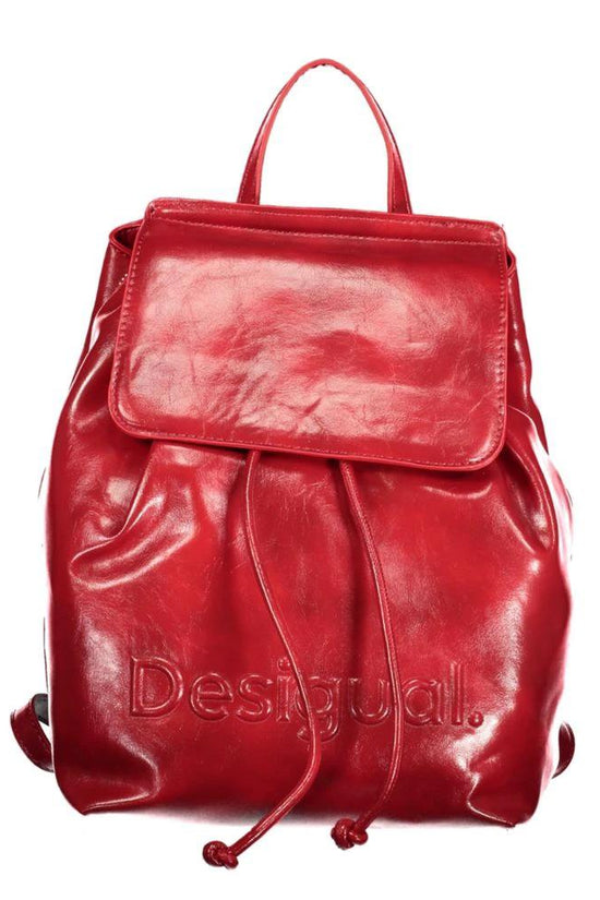 Desigual Roter Damen-Mini-Rucksack aus Polyurethan by Desigual