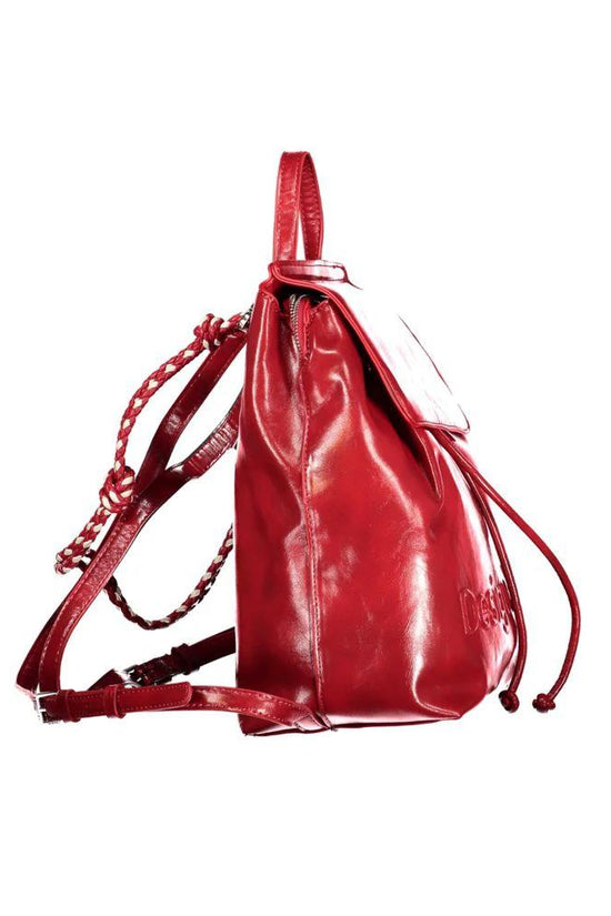 Desigual Roter Damen-Mini-Rucksack aus Polyurethan by Desigual