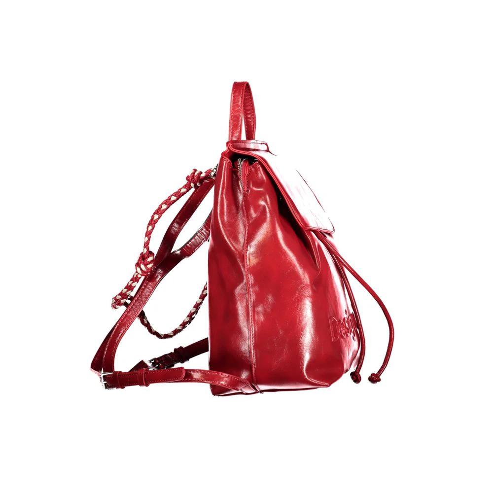 Desigual Roter Damen-Mini-Rucksack aus Polyurethan by Desigual