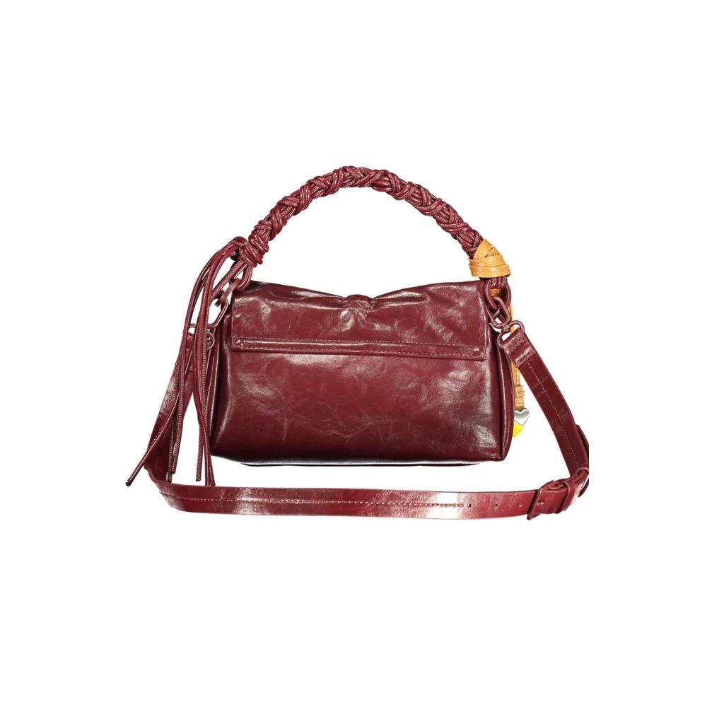 Desigual Burgunderfarbene Mini-Tasche aus Polyurethan für Damen by Desigual