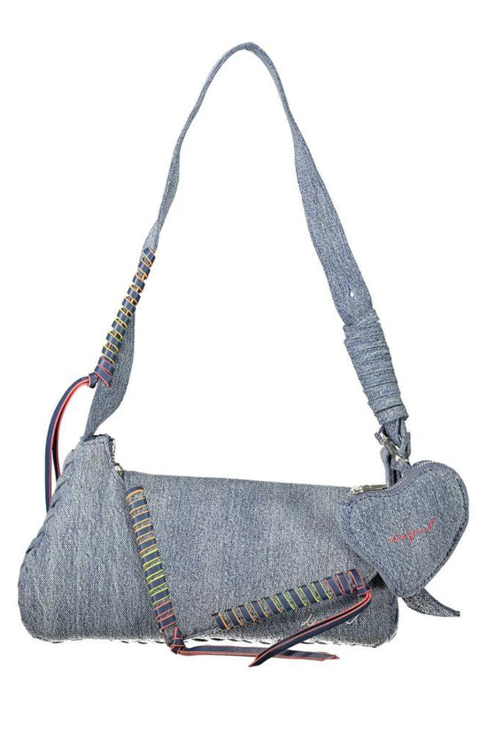 Desigual Azzurro Baumwoll-Damen-Umhängetasche by Desigual