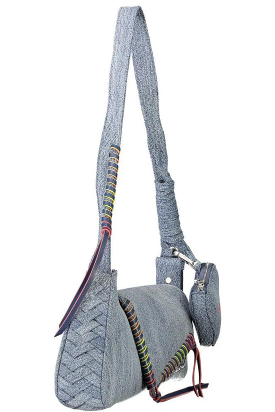 Desigual Azzurro Baumwoll-Damen-Umhängetasche by Desigual