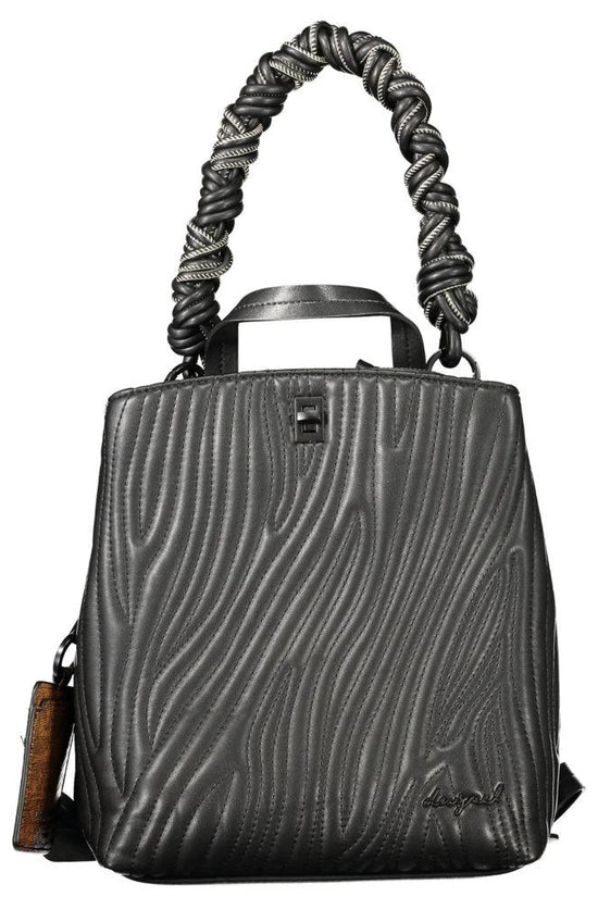 Desigual Schwarzer Mini-Rucksack aus Polyurethan für Damen by Desigual