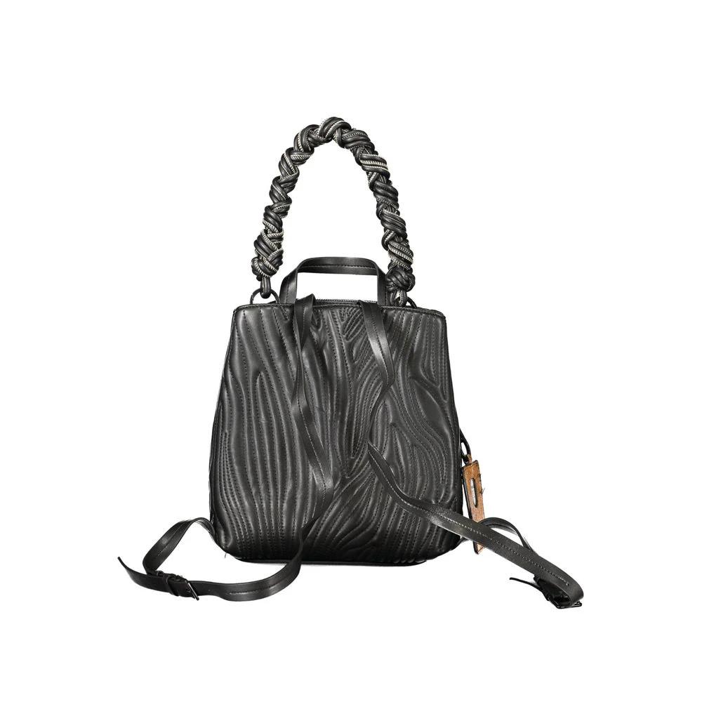 Desigual Schwarzer Mini-Rucksack aus Polyurethan für Damen by Desigual