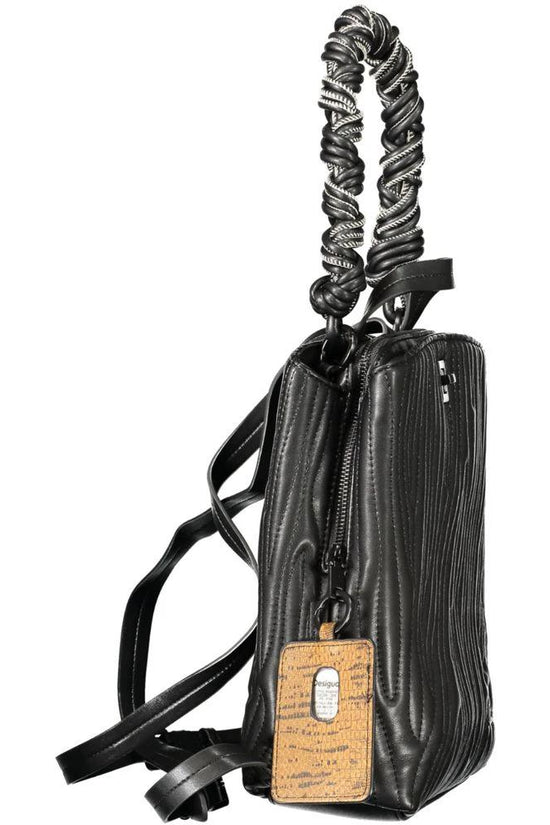 Desigual Schwarzer Mini-Rucksack aus Polyurethan für Damen by Desigual