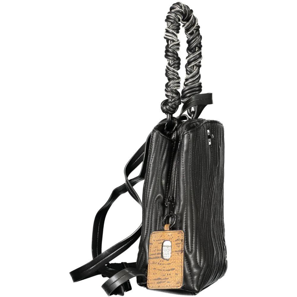 Desigual Schwarzer Mini-Rucksack aus Polyurethan für Damen by Desigual