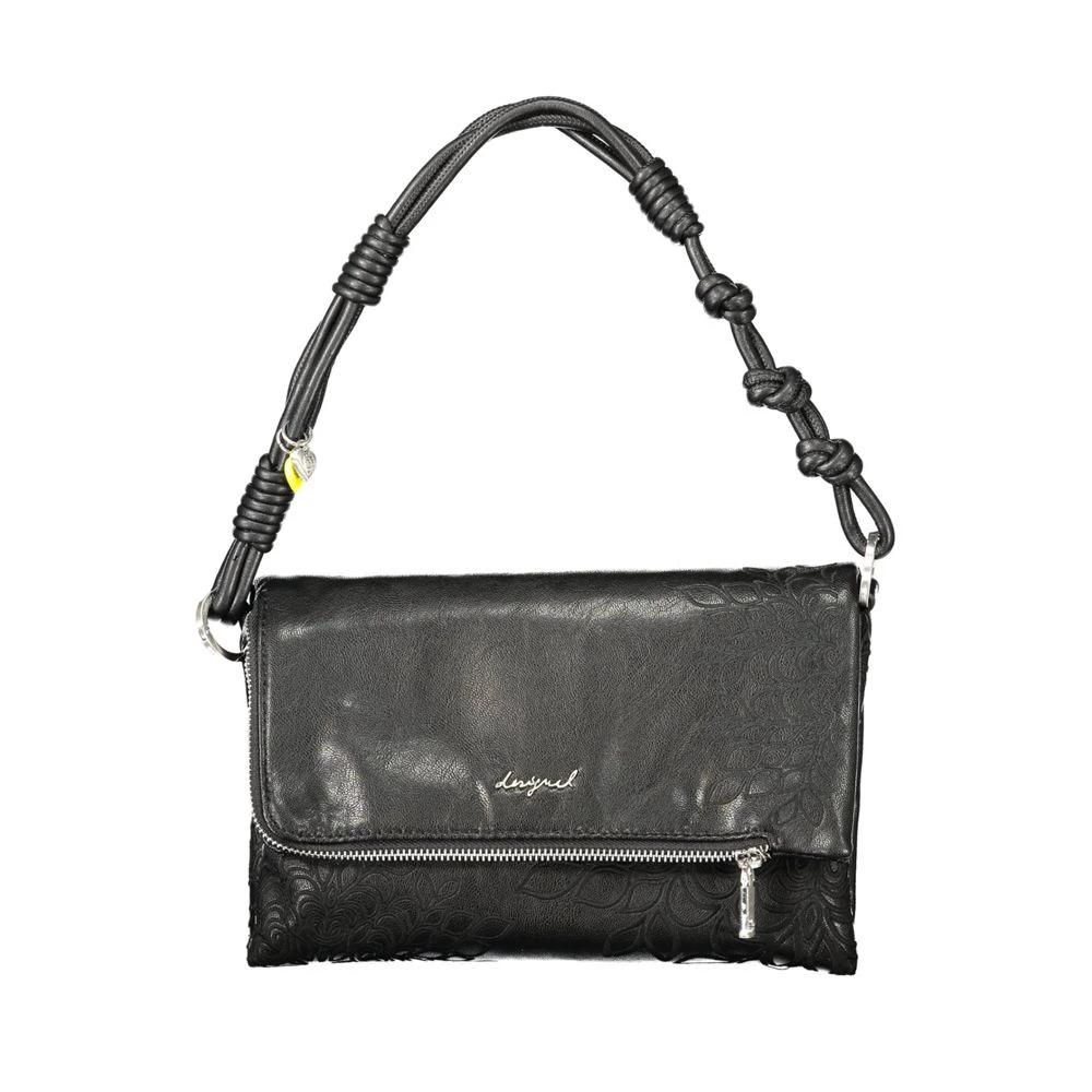 Desigual Schwarze Damen-Handtasche aus Polyurethan by Desigual