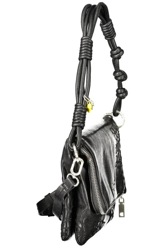Desigual Schwarze Damen-Handtasche aus Polyurethan by Desigual