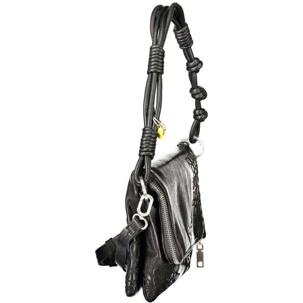 Desigual Schwarze Damen-Handtasche aus Polyurethan by Desigual