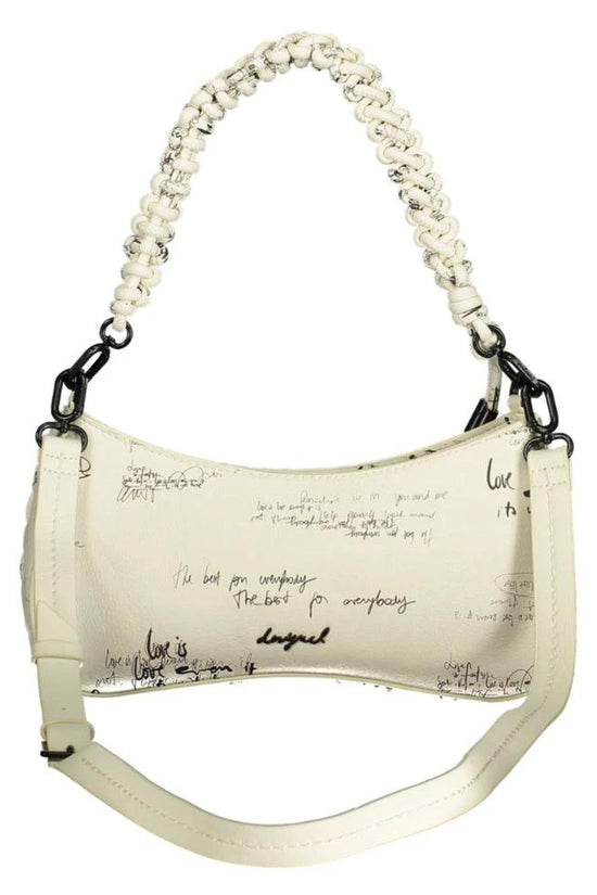 Desigual Bianco Polyurethan Handtasche für Damen by Desigual