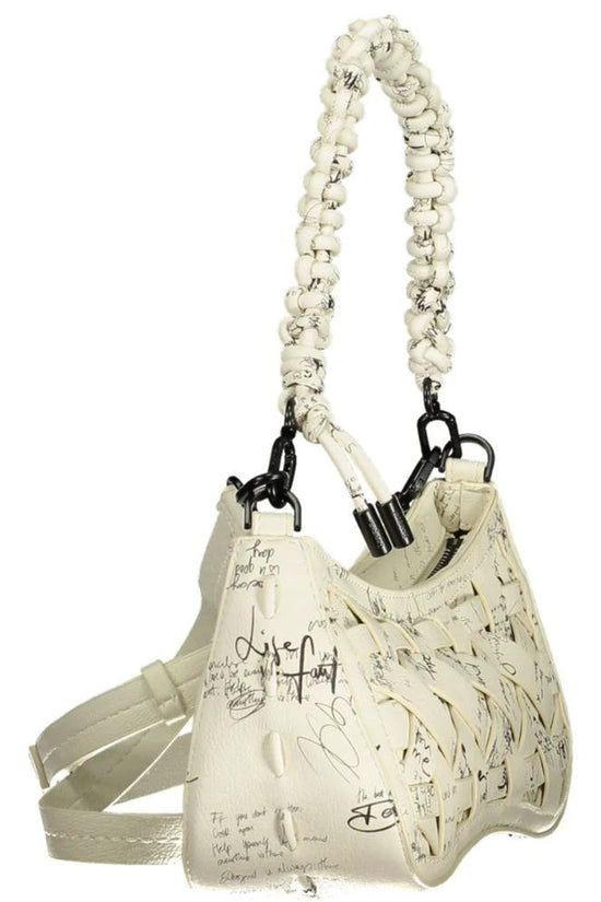 Desigual Bianco Polyurethan Handtasche für Damen by Desigual