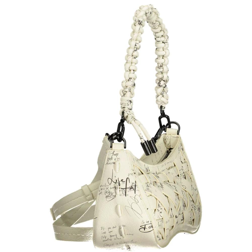 Desigual Bianco Polyurethan Handtasche für Damen by Desigual