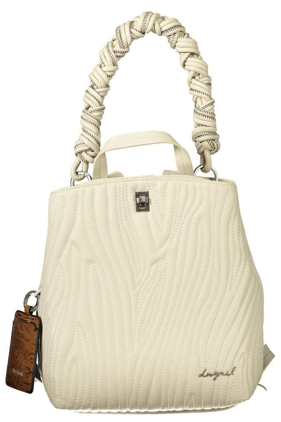 Desigual Weißer Rucksack aus Polyurethan für Damen by Desigual