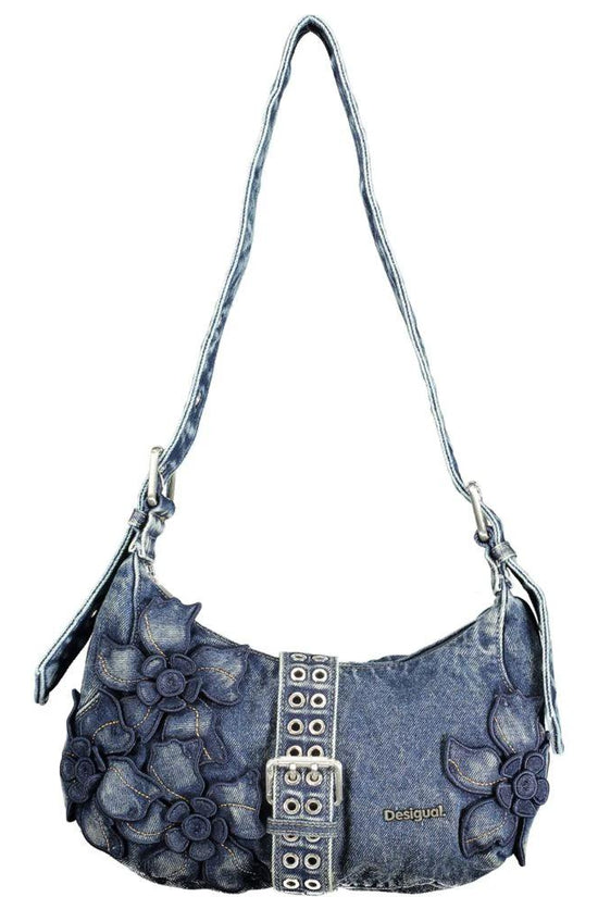 Desigual Schultertasche aus blauer Baumwolle für Damen by Desigual
