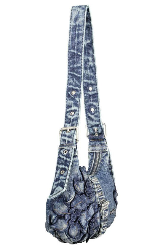 Desigual Schultertasche aus blauer Baumwolle für Damen by Desigual